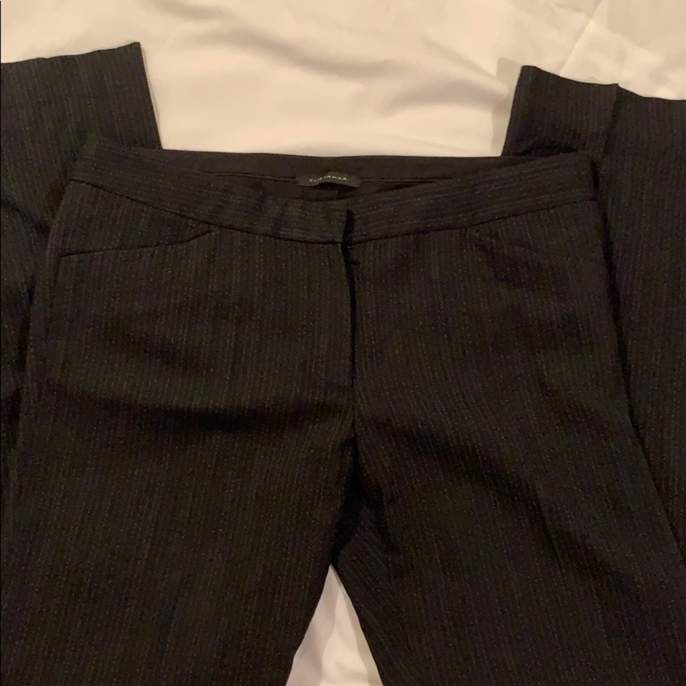 Elie Tahari Straight Leg Slacks Size 8 Black - Picture 6 of 7